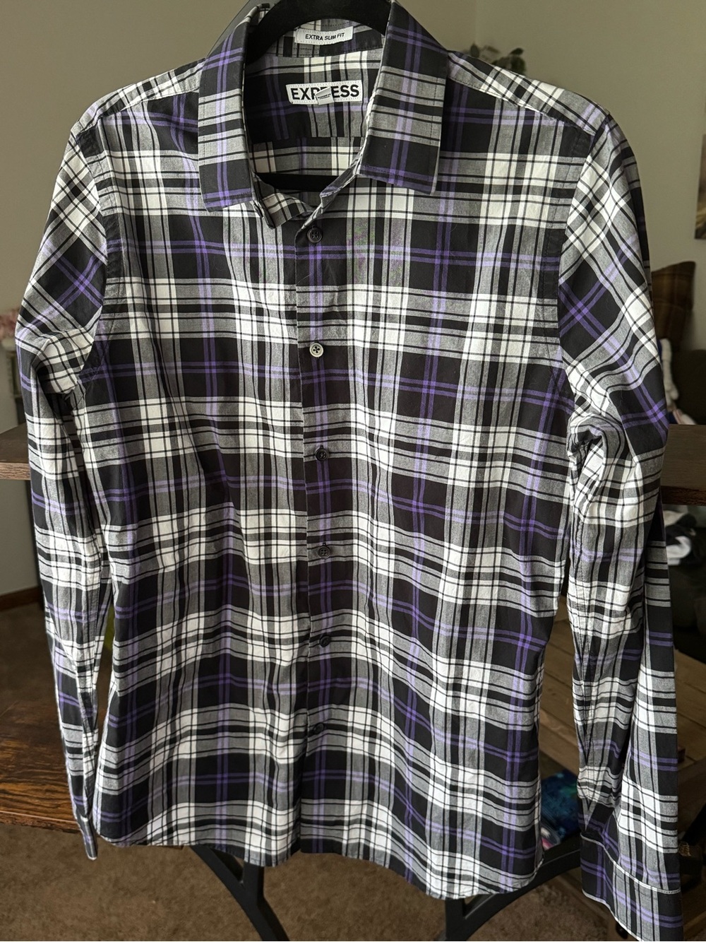 Men’s Express Extra Slim Fit Shirt - Med